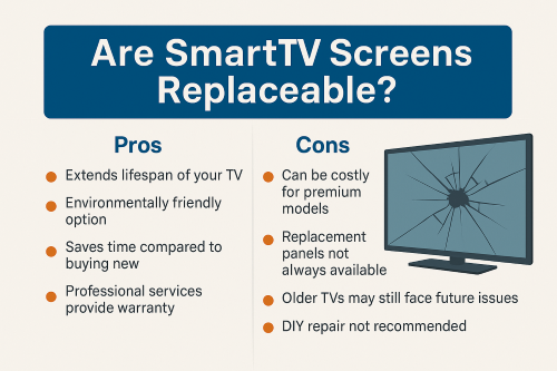 Are Smart TV Screens are Replaceable?
